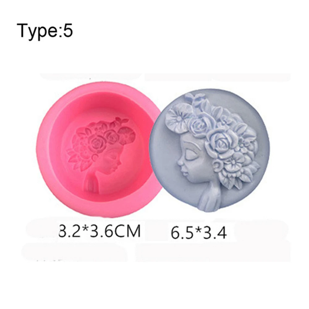 

3d Silicone Soap Mold Diy Handmade Craft Soap Form For Soap Making Tool Cake Chocolate Decoration Mold Cake Baking Tool
