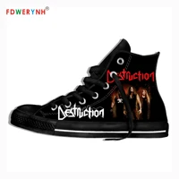high top canvas mens casual shoes destruction band most influential metal bands of all time lightweight shoes for women men