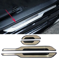 for toyota corolla hatchback 2019 stainless steel scuff plate door sill cover trim car styling accessories 4pcs