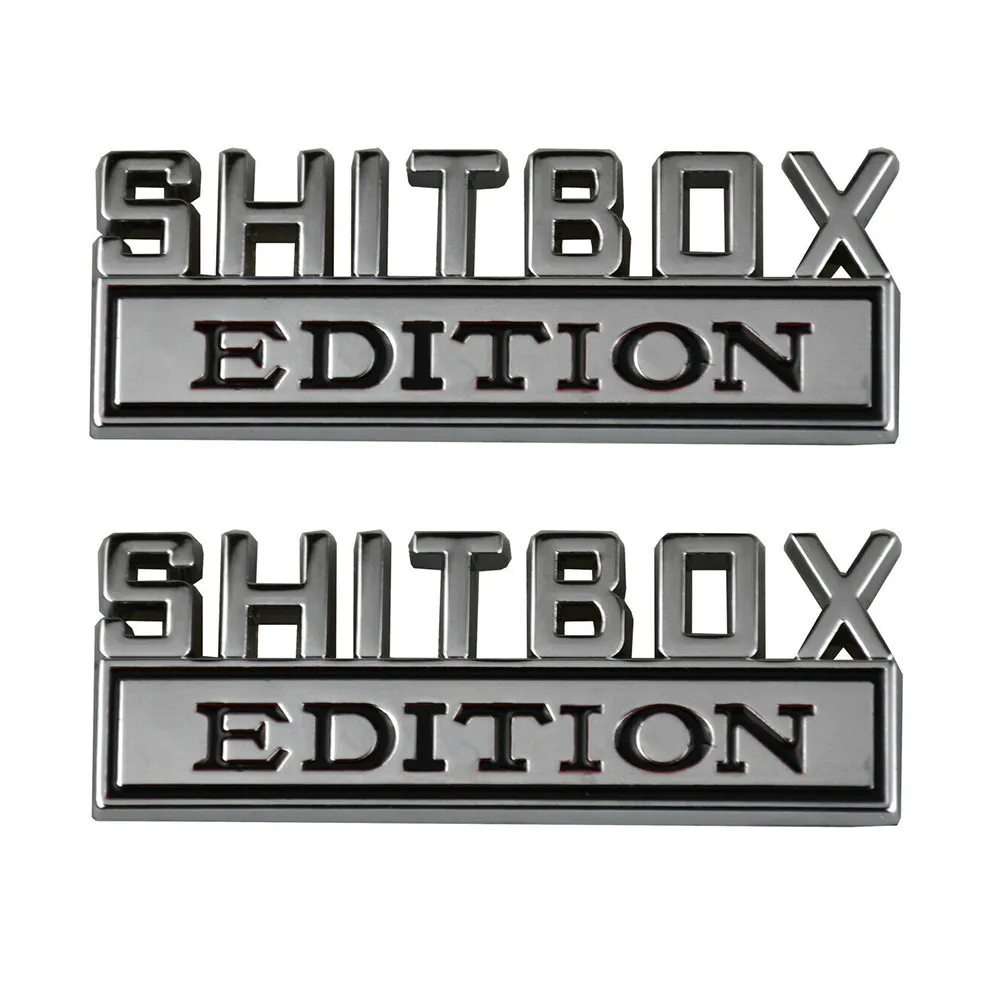 

Universal Car Sticker 80x30mm Acccessory Alloy Badge Decal Replacement
