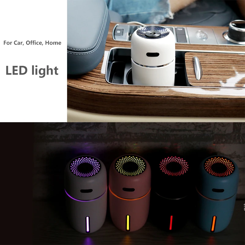 

DOZOKA 200ML Humidifier With Air Purifier USB Mini Mist Maker LED Light For Car, Office, Home