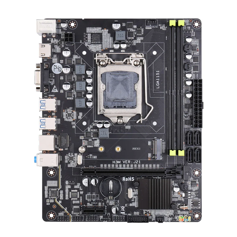 

Computer Motherboard M-ATX DDR4 RAM Memory USB 3.1 SATA 3.0 Slot Gigabit Ethernet Desktop Mainboard for LGA 1151 I3 I5 I7 CPU