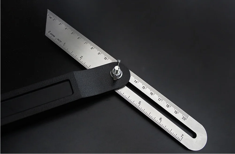 

Tool Angle Ruler Square Gauge Protractor 360 Degree Level Bevel Sliding