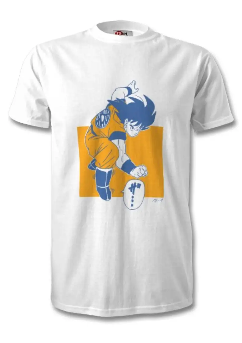 Белая футболка с драконом жемчугом Гоку одежда в стиле ретро японским