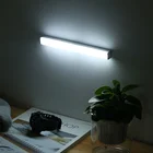 Светодиодный кухонный ночник, перезаряжаемый беспроводной умный настенный светильник с сенсорной полосой, украшение для спальни, светильник для шкафа