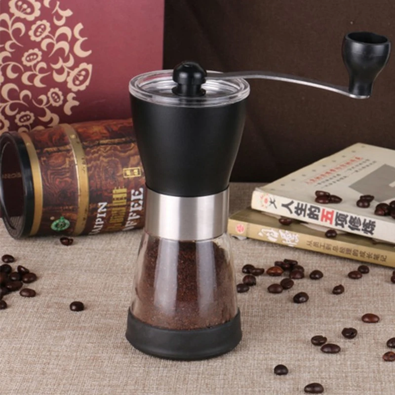 Новинка стекломоющаяся ручная кофеварка зерна шлифовальная машина съемная