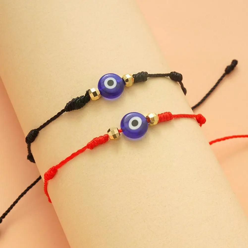 

New Braided Bracelet 6 Pack Blue Eyes Paper Card Bracelet Men Love Gift Couples Fashion Bangle Bracelet Friendly Jewelry Se H5L9