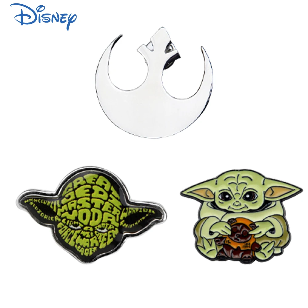 

Брошь из металлического сплава в форме мастера Йоды из м/ф «Звездные войны», 4 см