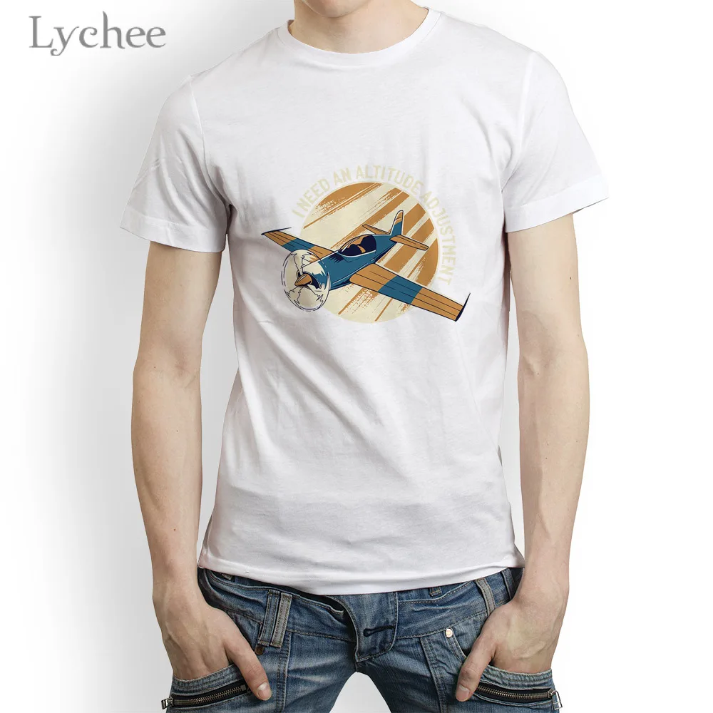 

Мужская футболка Lychee в стиле Харадзюку с забавным принтом букв, летние футболки с коротким рукавом и круглым вырезом, повседневные футболки...