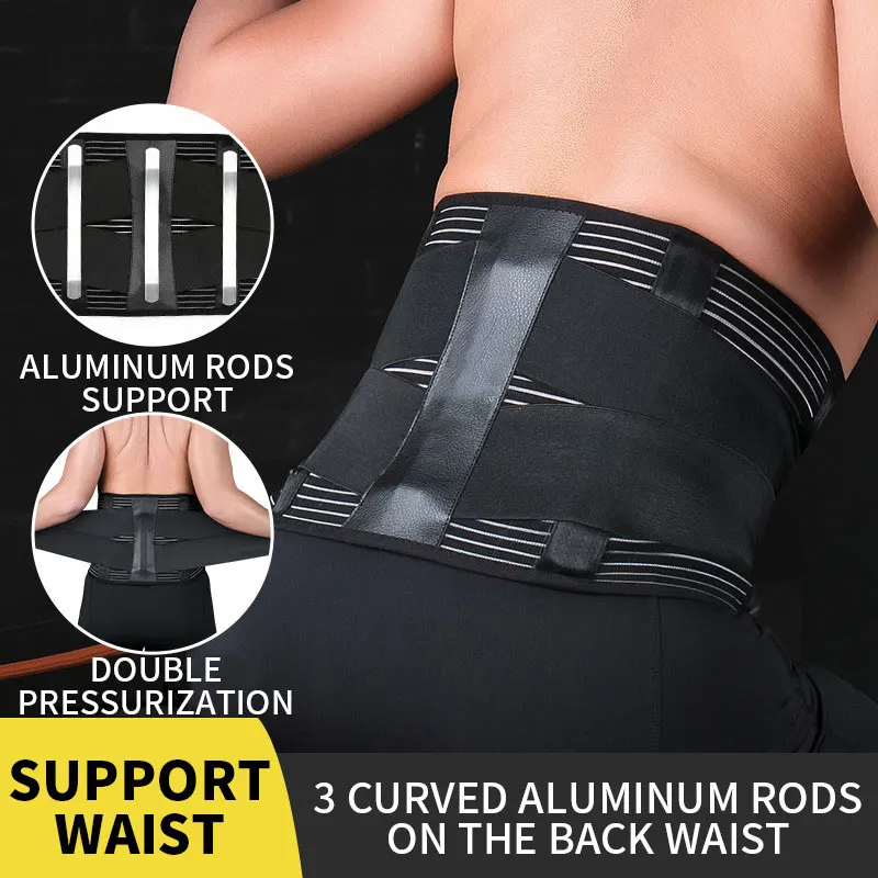 

LHU SUPPORT Fitness Sports Waist Back Belts Sweat Belt Trainer Trimmer Musculation Abdominale Sports Safety Factory