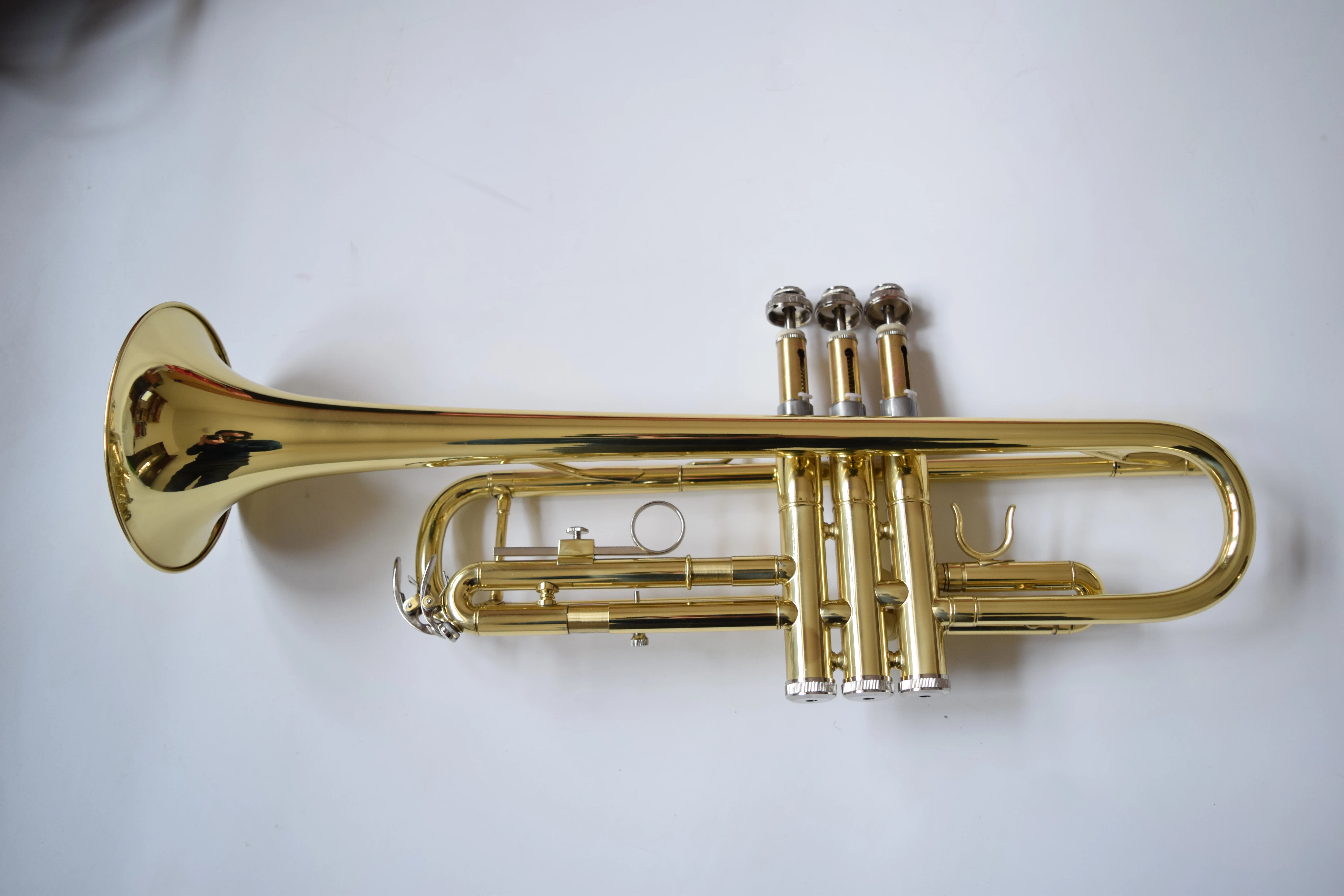 Профессиональная труба из латуни с золотым цветом, цифровой механикой сварочных труб, музыкальные инструменты, принимает.