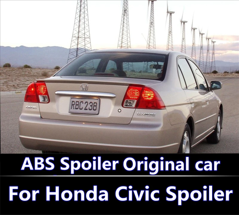 Спойлер Golden Code 2001 2002 для honda civic спойлер высокого качества и твердого АБС