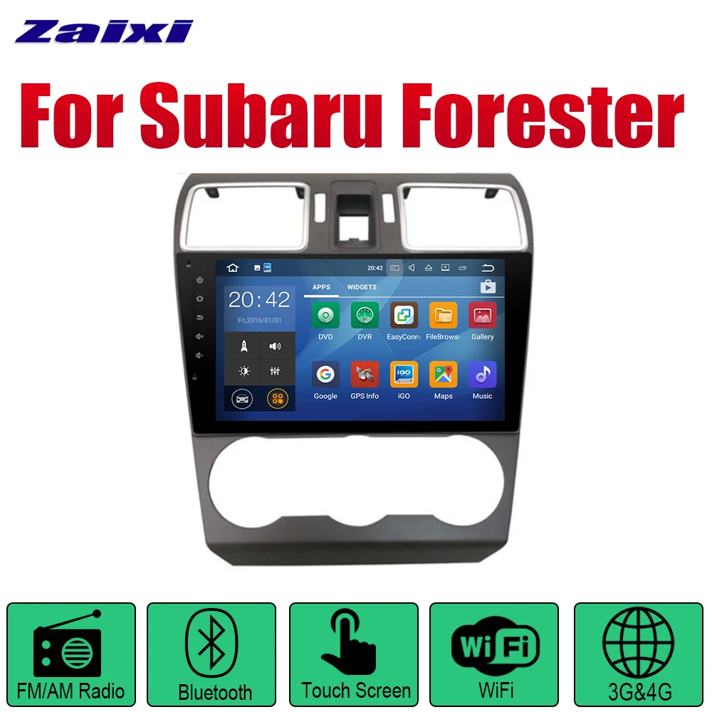 Автомагнитола ZaiXi для Subaru Forester мультимедийная стерео-система на платформе Android с