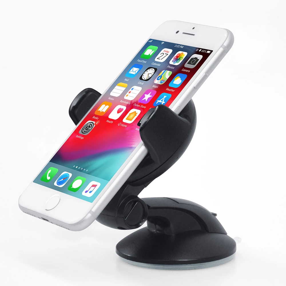 AUFU Universal Mobile Car Phone Holder For Phone in Car Holder Windshield Cell Stand Support Gravity sensing Auto Grip