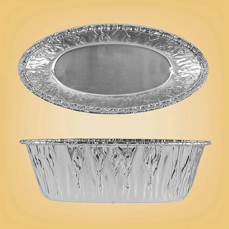 Овальный поднос из алюминиевой фольги лоток для выпечки оловянной коробка блюда