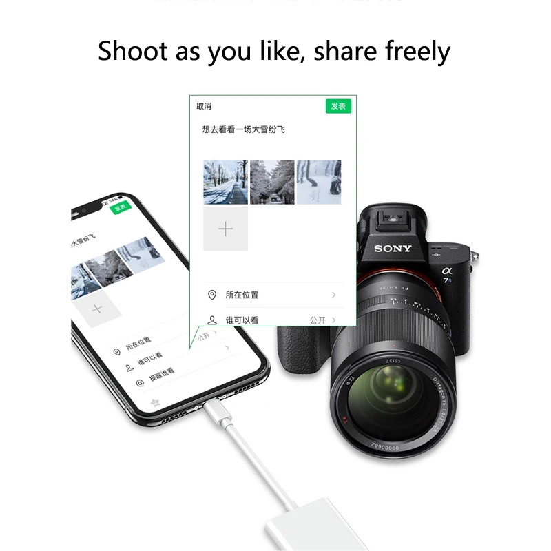 IPhone OTG кард ридер Lightning/SD смартфон устройства для чтения карт адаптер iPhone iPod карты