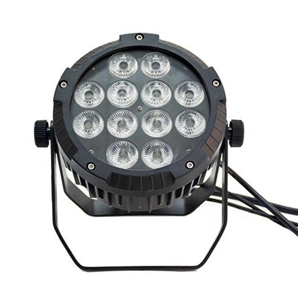 IP65 Водонепроницаемый светодиодный светильник Par 12X12W RGBW 12x15W RGBWA 12x18W UV 6 в 1 тонкий Can