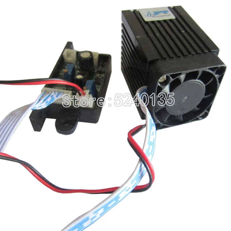 Качественный сверхстабильный Фокусируемый Зеленый лазерный модуль 300 мВт 532нм