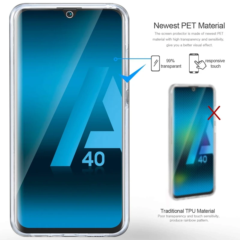 Двойной силиконовый чехол для Samsung Galaxy A50 A40 A30 A10 M10 S10 S9 S8 Plus S6 S7 Edge A6 A8 J4 J6 J8 A7 2018 A750 |