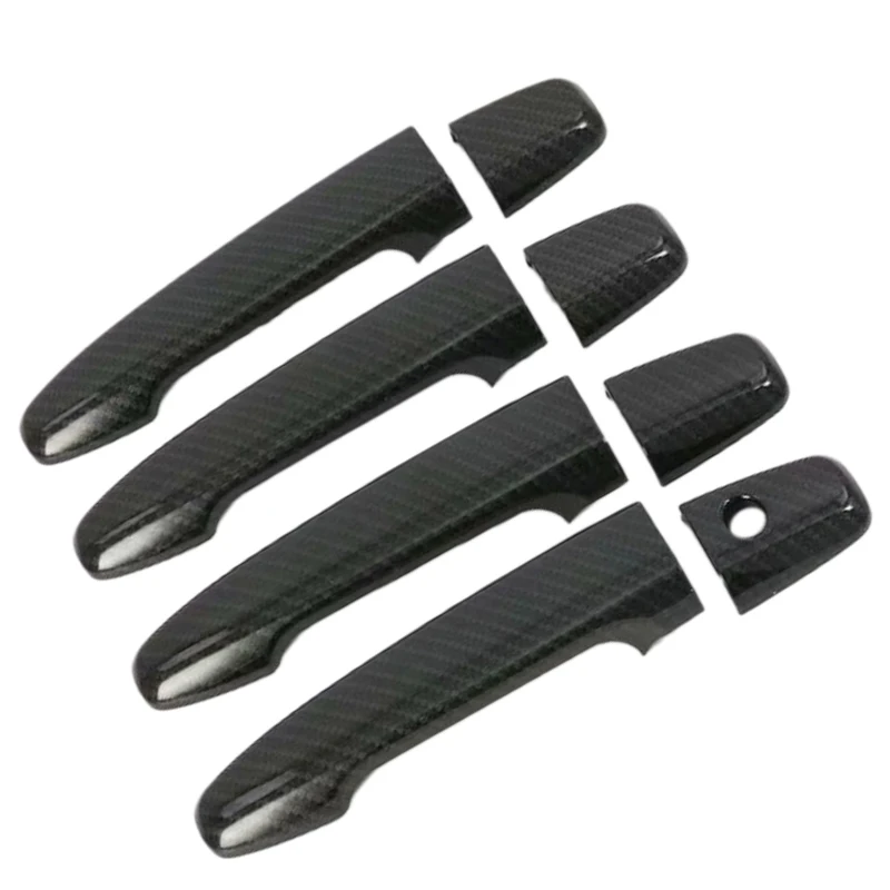 4 шт. Дверная ручка Крышка дверная декоративная наклейка для Mitsubishi Outlander 2013 2014 2015