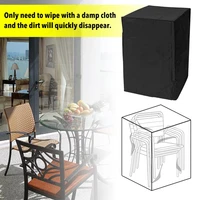 patio chair covers waterproof dustproof cover furniture protector for outdoors stacking chair cover balcony garden tools