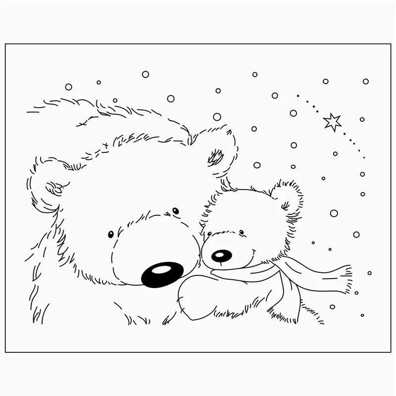 Резиновые силиконовые прозрачные штампы для скрапбукинга тампоны Печатные фоны