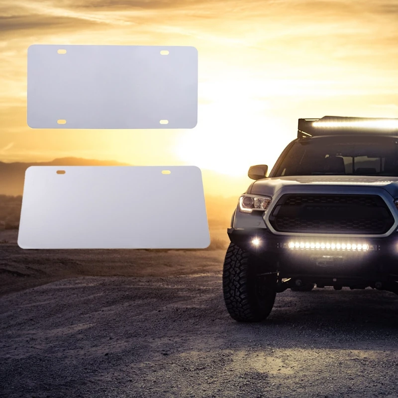 

2022 New DIY Sublimation License Plate Tag 12x6 in Automotive Do Your Own License Plates