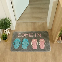 simple and stylish floor mat door mat absorbent floor mat home bedroom kitchen bathroom non slip mat door door step mat