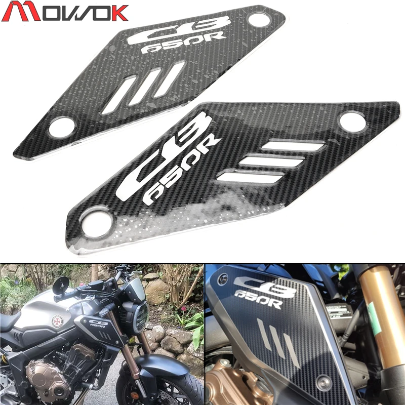 

For Honda CB 650R CB650 R 2018-2020 Motorcycles Decoration Accessories 3D Carbon Fiber Side Decals Tank Pad Gas Oil Sticker