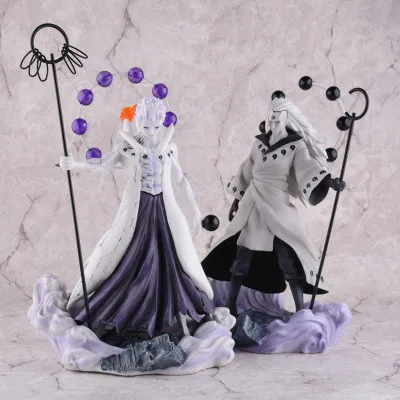 26 см Наруто Shippuden фигурку Madara Uchiha Obito Rikudou Sennin Аниме ПВХ Коллекционная модель