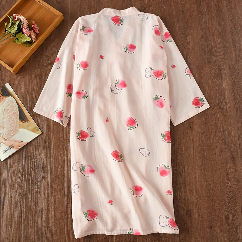 Халат-кимоно Женский хлопковый с карманами 2 цвета | Женская одежда