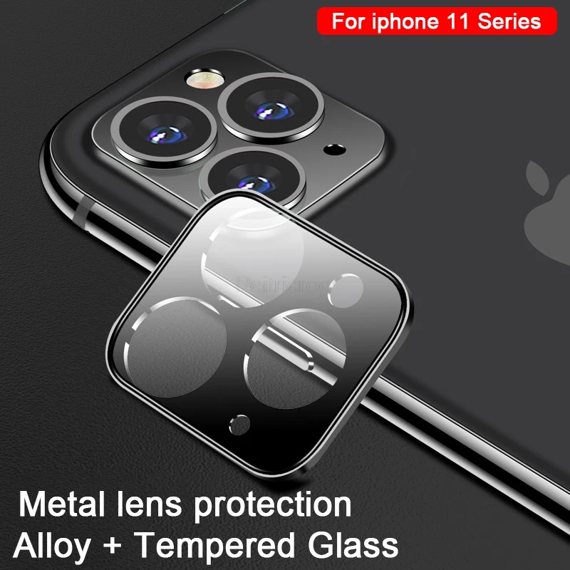Объектив камеры полное покрытие iPhone 11 Pro MAX XS камера защитное металлическое