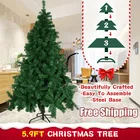 Искусственная Рождественская елка, 180 см, с подставкой, для домашней вечеринки, Рождественское украшение, зеленая миниатюрная елка