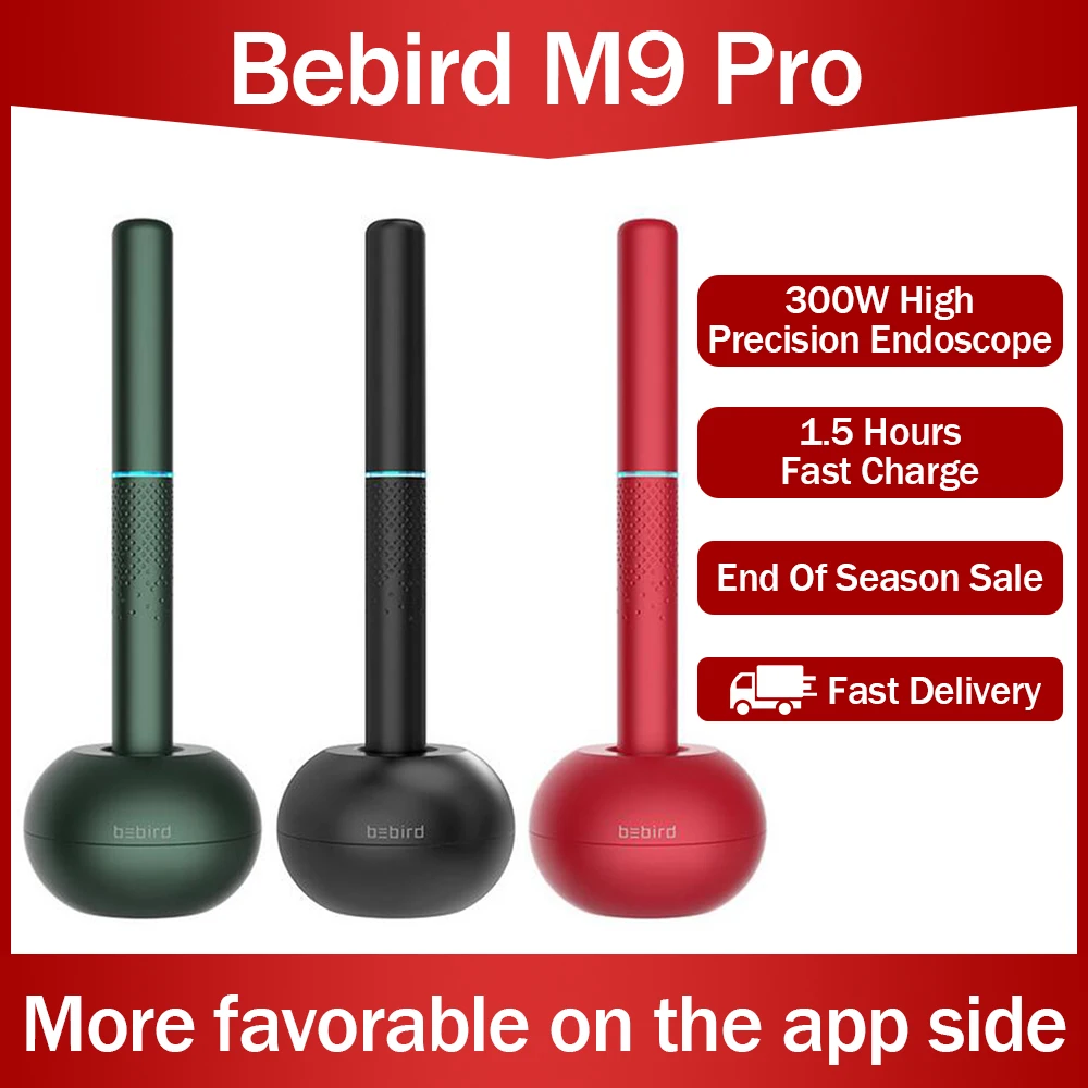 

Bebird M9 Pro Smart Visual Ear Stick Endoscope 300W Mini Camera Ear Picker Tool In-Ear Cleaning Endoscope Smart Visual Ear Stic