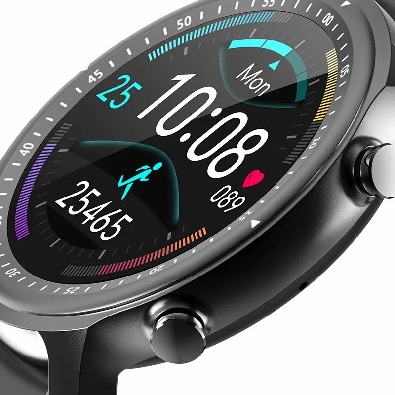 Q1 Смарт-часы для мужчин Bluetooth-вызов пользовательский циферблат сенсорный экран