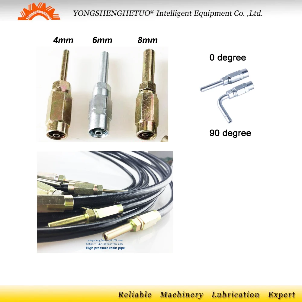 Смазочный насос шланг длинный штифт для фитингов труб полимерные трубы