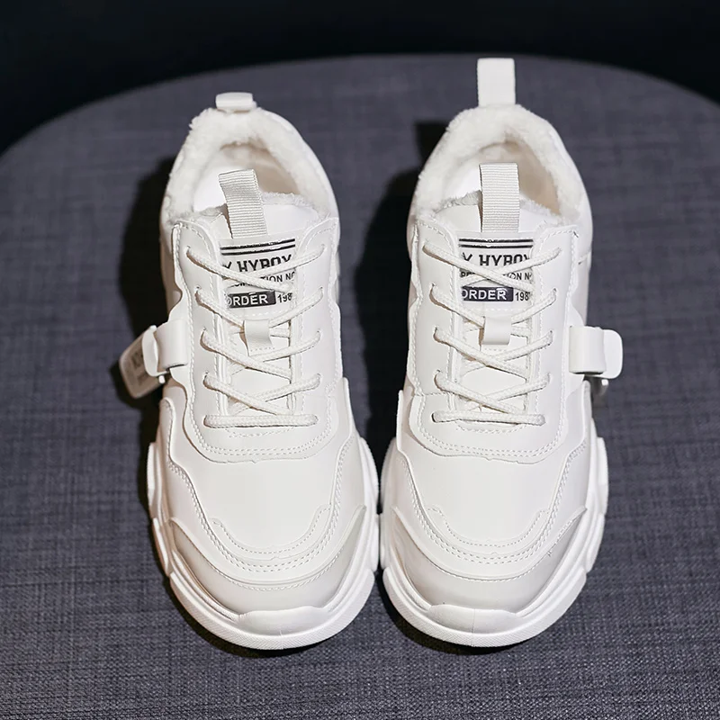 

Women Sneakers Platform Winter Cotton Shoes Woman Breathable Red Fire Ins Korean Version Outdoor Zapatillas Hombre Scarpe Uomo