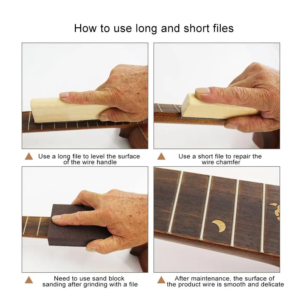 

Guitar Fret Leveling Sanding Beam Bass Guitar Leveler Leveling File Tool for Guitar Bass Ukulele Banjo Mandolin