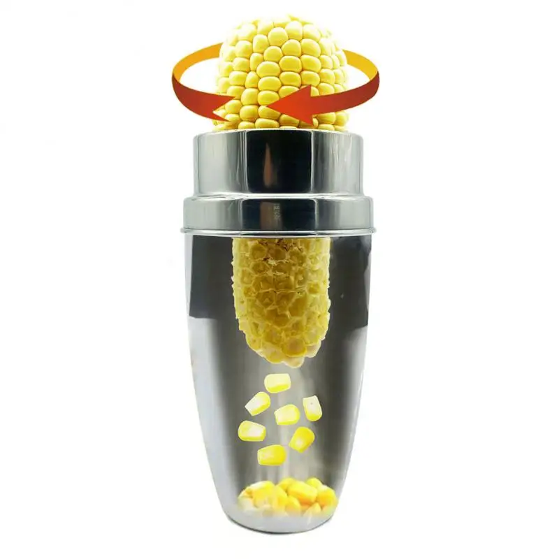 

Metal Rotating Corn Kernel Peeler Kitchen Gadget Sets Portable Peeler Cob Thresher Kitchen Creative Stainless Steel Accesories Q