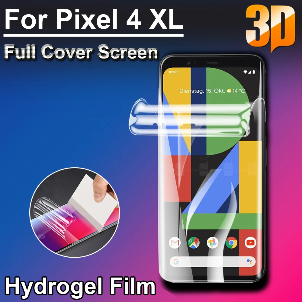 

Ультрапрозрачная мягкая защитная пленка для экрана Pixel XL с ЖК-дисплеем для Google Pixel 4/4 XL Гидрогелевая пленка защитная пленка (не стекло)
