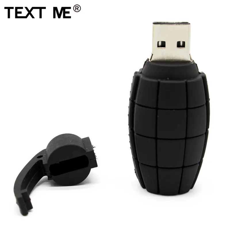 TEXT ME Мультфильм силикагель гранат 8 ГБ 16 ГБ 32 ГБ бомба пушки ручка-накопитель USB флеш-накопитель
