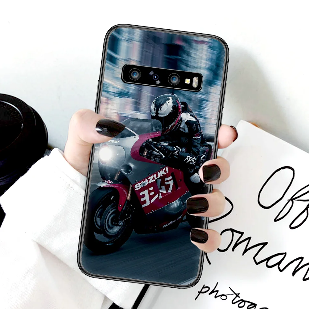 

Suzuki Luxury Car Phone Case For Samsung Galaxy Note S 8 9 10 20 Plus E Lite Uitra black Etui 3D Funda Soft Back Fashion Cell