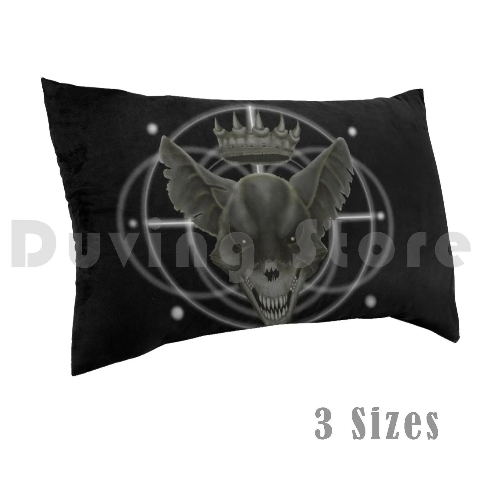 

The Rat King Pillow Case Printed 50x75 Surreal Strange Rat King Skull Macabre Dark Horror Spooky Creepy Crown