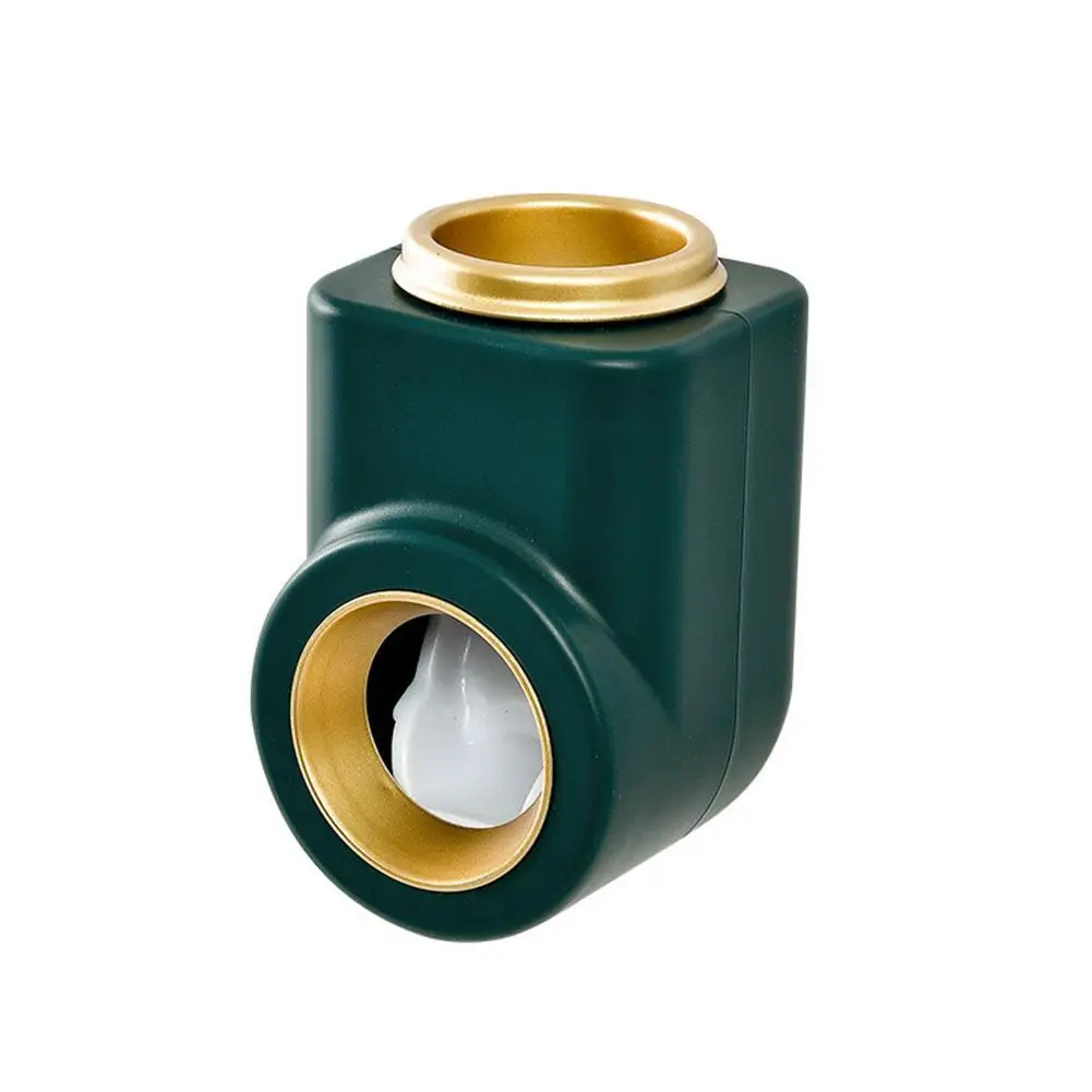 

Toothbrush Holder Automatic Toothpaste Dispenser Wall Bathroom Dust-proof Bathroom Rack Accessories Tools Mount Storage Hom G8B6