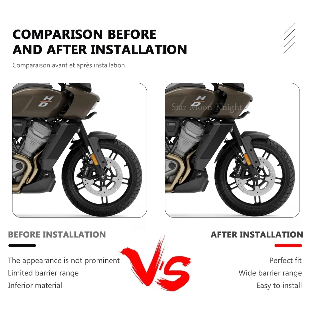 Для HARLEY PAN AMERICA 1250 S PA1250 PA 2021 2022 аксессуары для мотоциклов переднее крыло брызговик