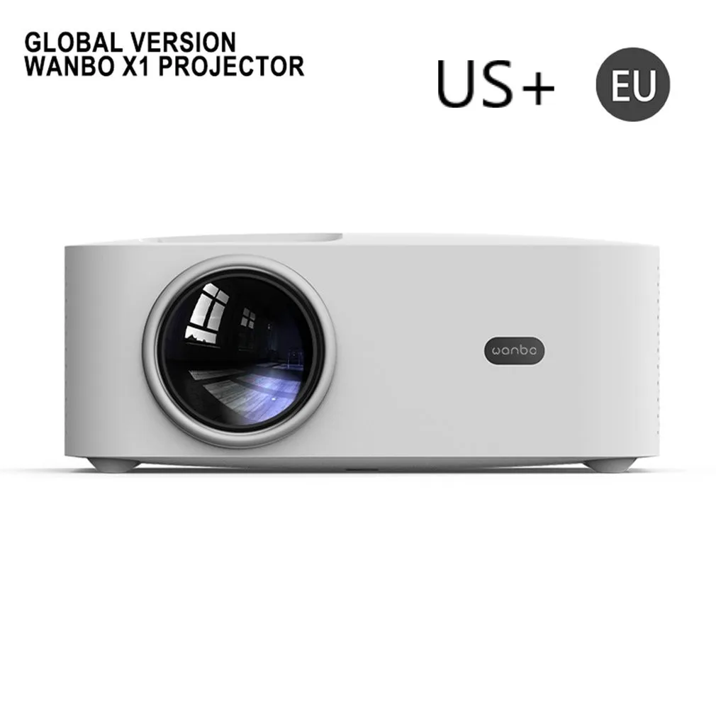 Проектор WANBO X1 OSD беспроводной проектор с низким уровнем шума светодиодный