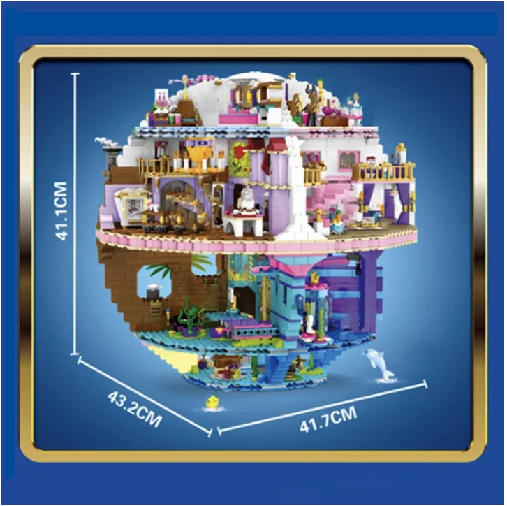 

DG6566 4160pcs Princess Star Multiple movie scenes Building Blocks Bricks Educational Toys Children Birthday Christmas Gift