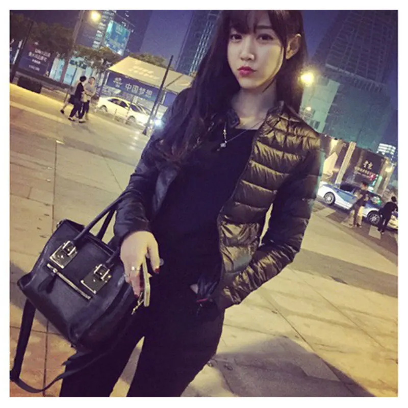 

2019 Women Spring Winter Cotton Coat Short Section Outwear Cotton Padded Warm Jacket Outwear Casual Parkas Thin Female Clothes