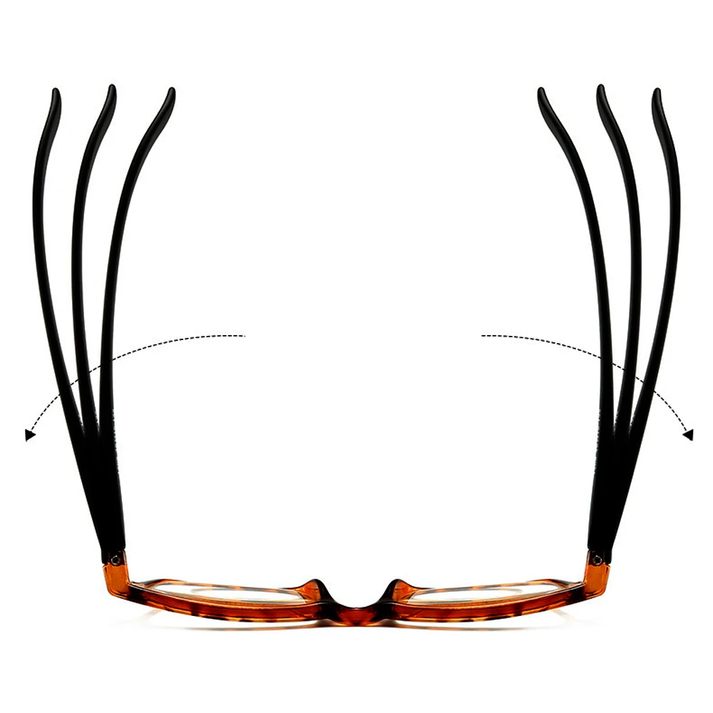 

CLARA VIDA 2Pcs!!! Small Frame Anti-blue Light HD Rectangule Presbyopic Reading Glassesmen Women+1.0 +1.5 +2.0 To +4.0