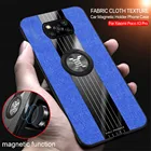 Автомобильный магнитный держатель, тканевый чехол для Xiaomi Poco F3 X3 Pro M3 Little Pocophone Pocco F M X 3 NFC, подставка, кронштейн, чехол